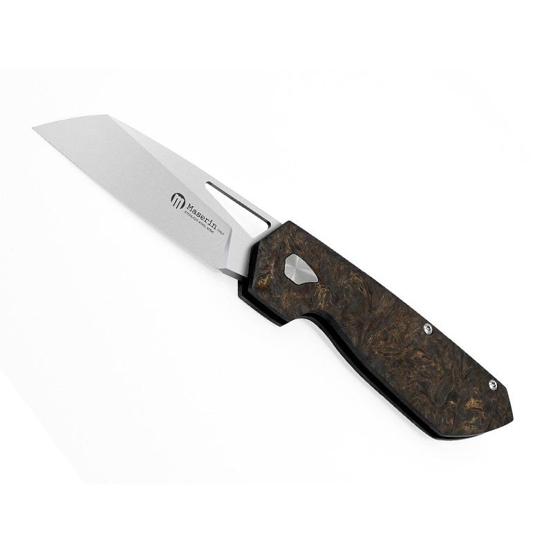 Maserin Couteau fermant 371 Fibre de carbone - Dore