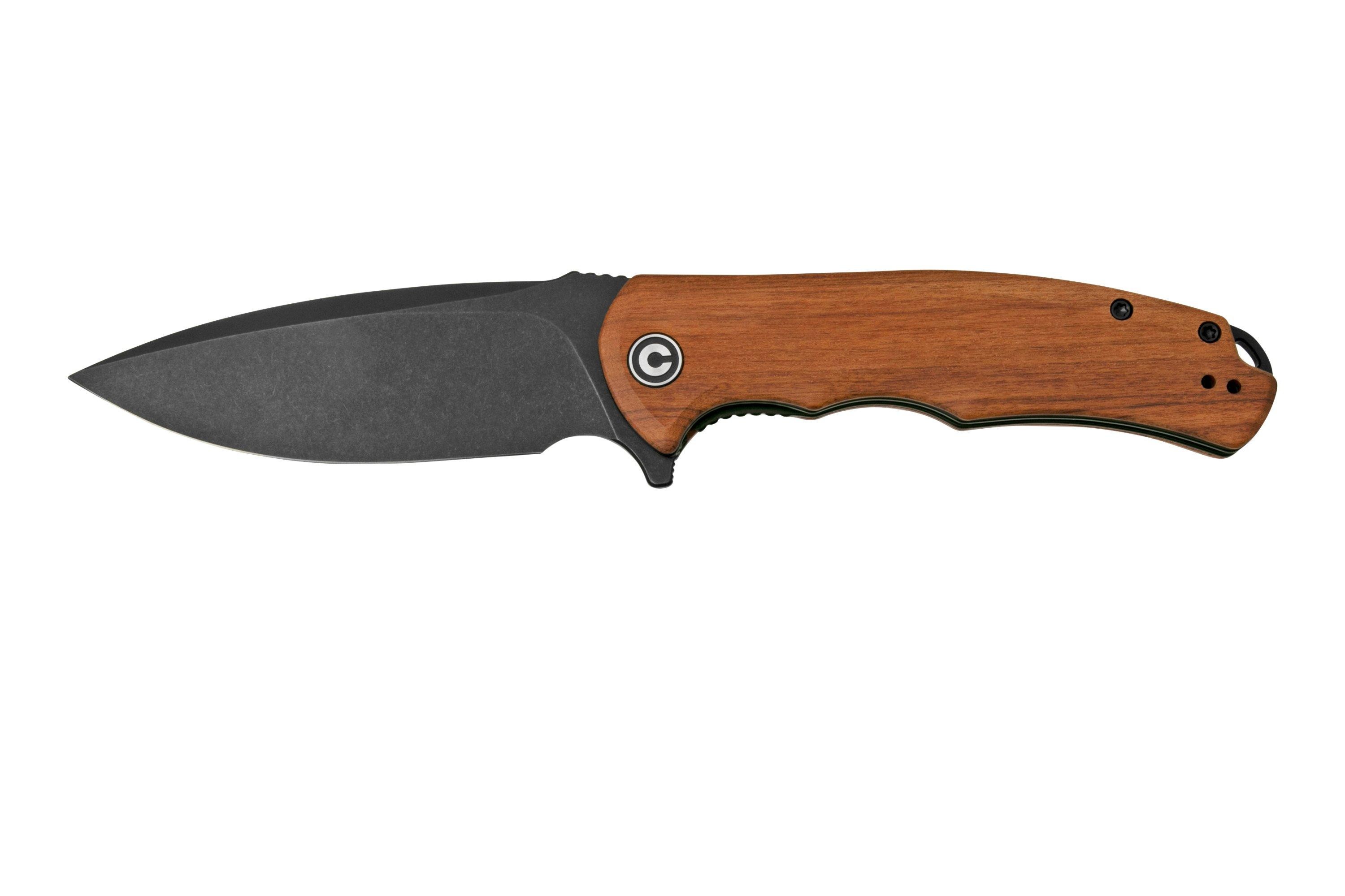 Civivi Couteau « PRAXIS » bois de Guibourtia blackwash