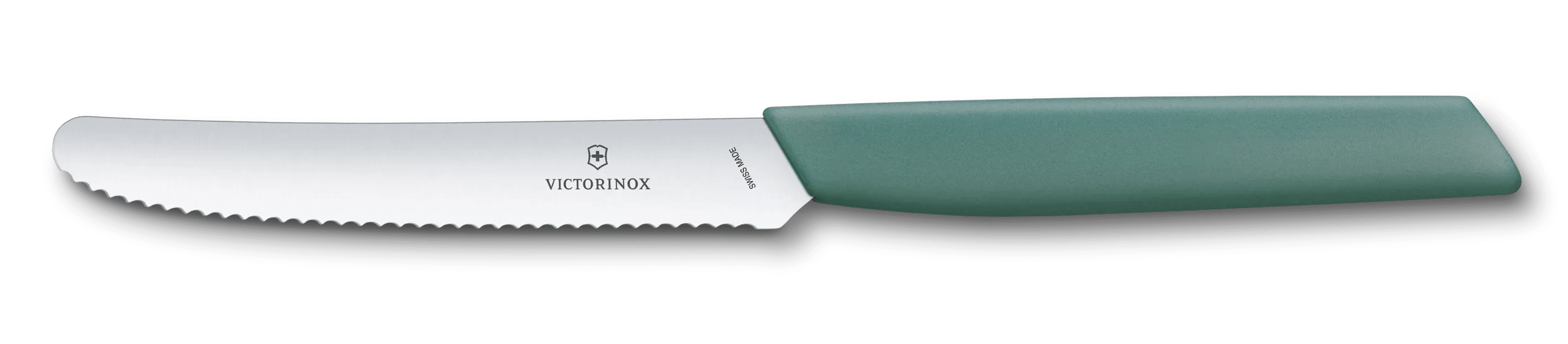 Victorinox Boîte de 6 Couteaux tomates Victorinox Swiss Modern, 11 cm vert sauge