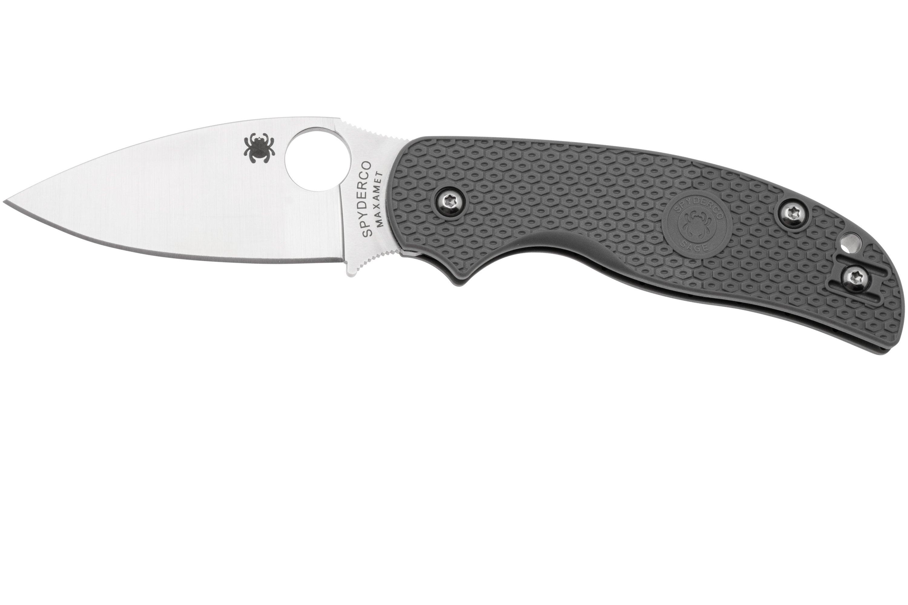 Spyderco Couteau Sage 5 Maxamet Gris