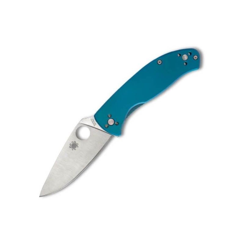 Spyderco Couteau Tenacious Titanium Bleu