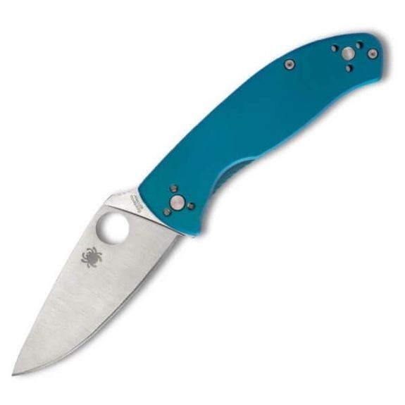 Spyderco Couteau Tenacious Titanium Bleu