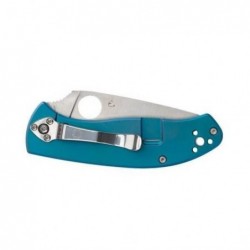Spyderco Couteau Tenacious Titanium Bleu - Image 3