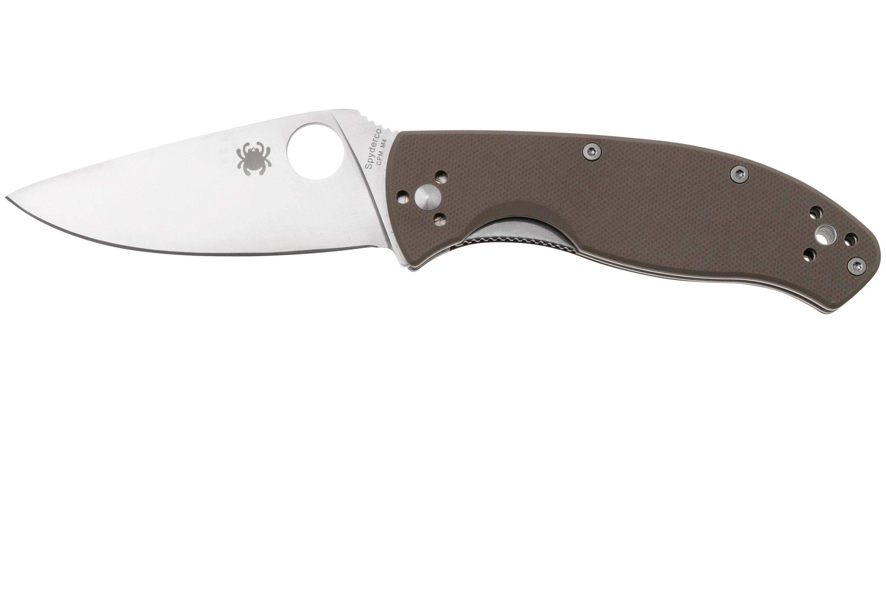 Spyderco Couteau Tenacious G10 Marron