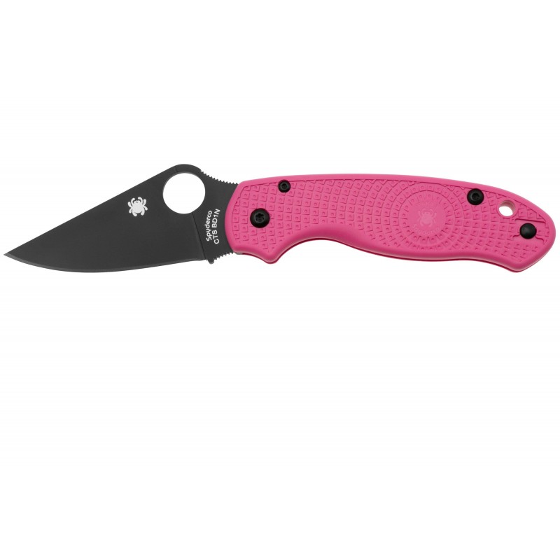 Spyderco Couteau Para 3 Rose Lame Noire