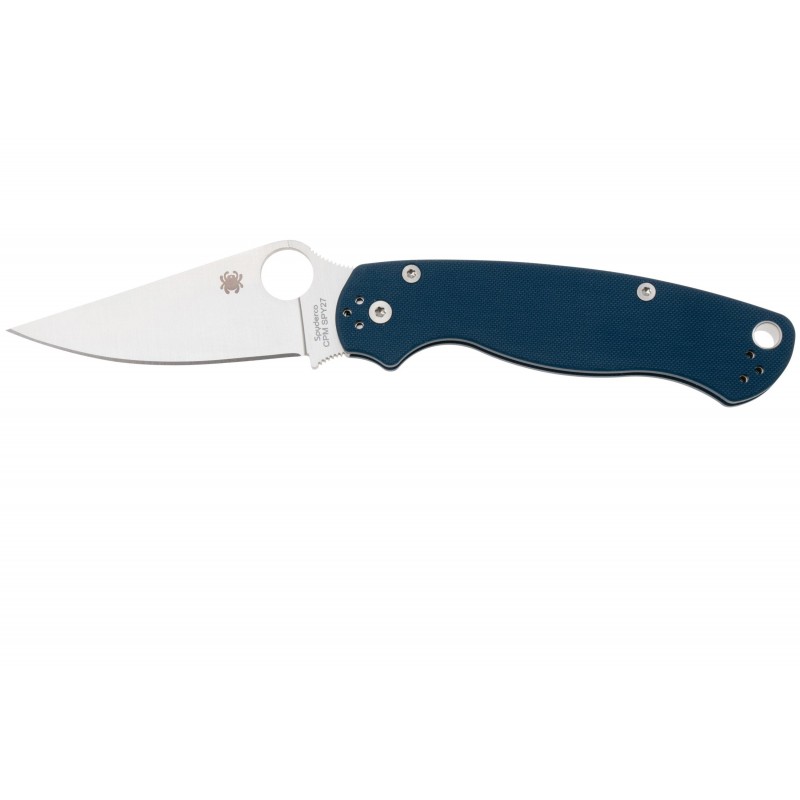 Spyderco Couteau Para Military 2 G10 Bleu