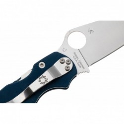 Spyderco Couteau Para Military 2 G10 Bleu - Image 5