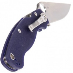 Spyderco Couteau Military 2 G10 Bleu - Image 2