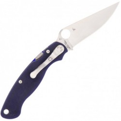 Spyderco Couteau Military 2 G10 Bleu - Image 3