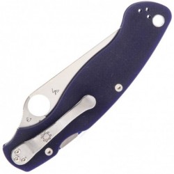 Spyderco Couteau Military 2 G10 Bleu - Image 4
