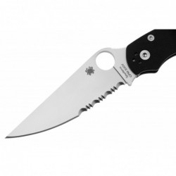 Spyderco Couteau Military 2 G10 Noir Semi-dentee - Image 3
