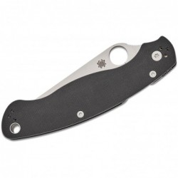Spyderco Couteau Military 2 G10 Noir A Dents - Image 3
