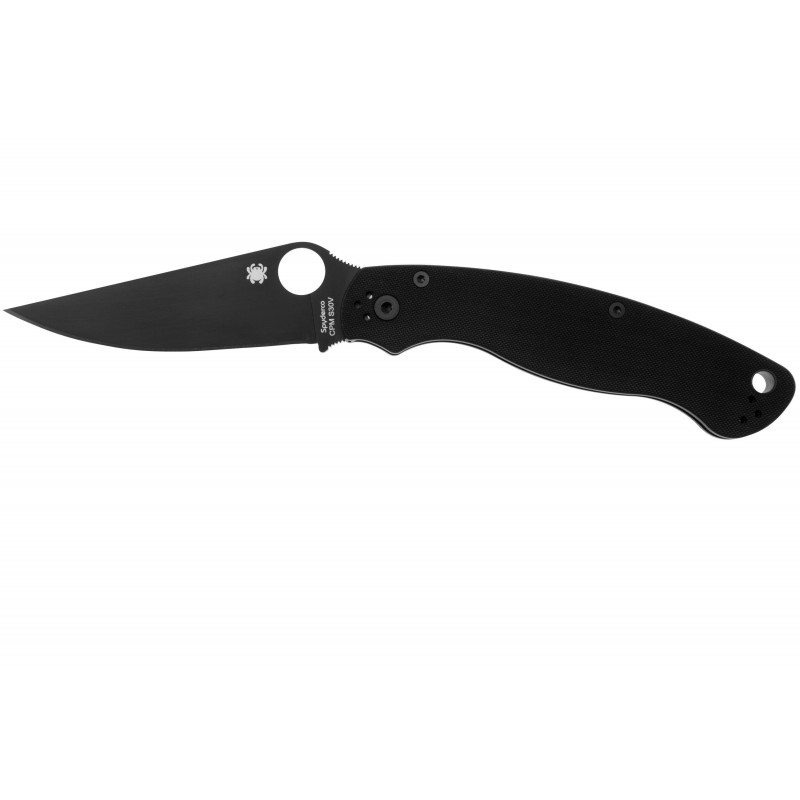 Spyderco Couteau Military 2 G10 Tout Noir