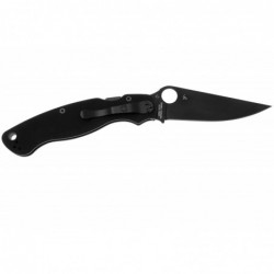 Spyderco Couteau Military 2 G10 Tout Noir - Image 2