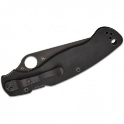 Spyderco Couteau Military 2 G10 Tout Noir A Dents - Image 4