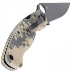 Spyderco Couteau Military 2 G10 Camo Lame Noire - Image 2