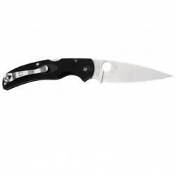 Spyderco Couteau Native Chief Noir A Dents - Image 2