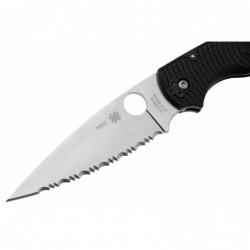 Spyderco Couteau Native Chief Noir A Dents - Image 3