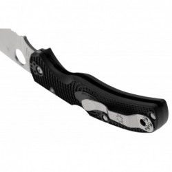 Spyderco Couteau Native Chief Noir A Dents - Image 4