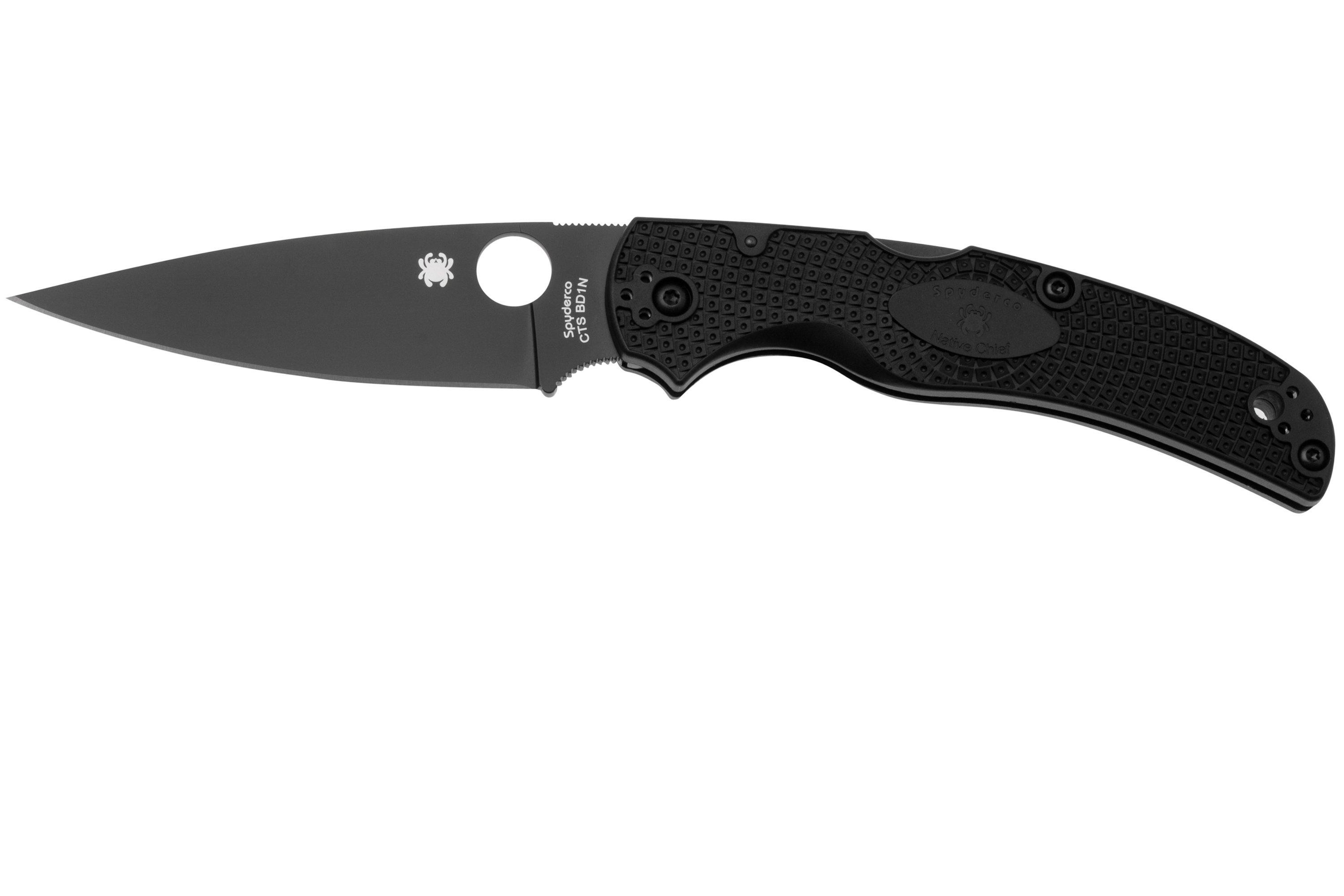 Spyderco Couteau Native Chief Tout Noir