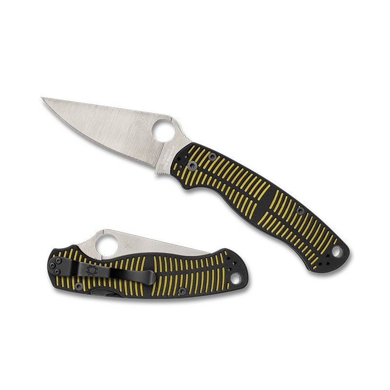 Spyderco Couteau Para Military 2 Salt Noir/jaune