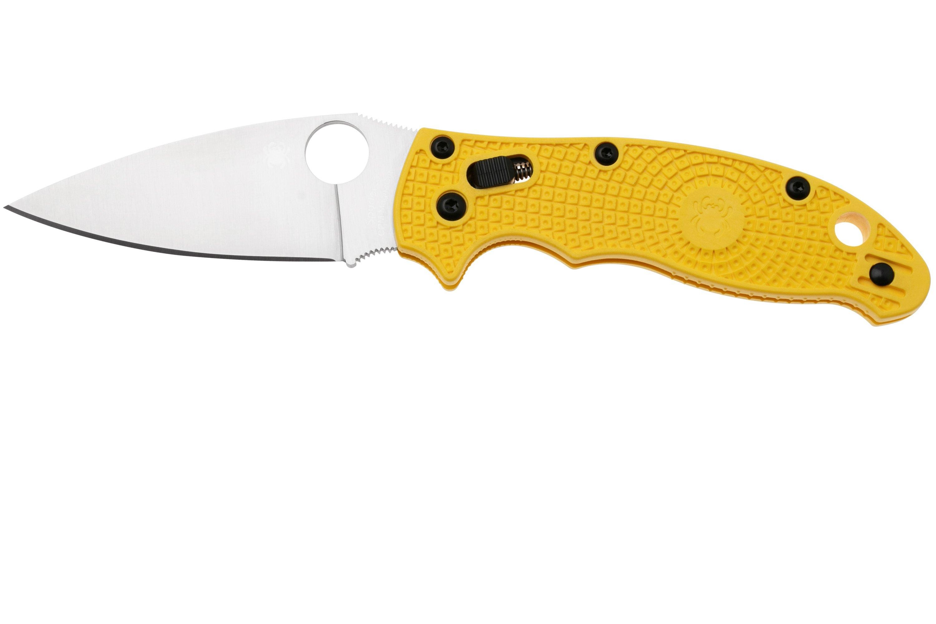 Spyderco Couteau Manix 2 Salt Jaune