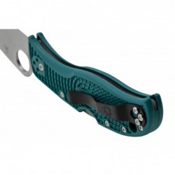 Spyderco Couteau Leafjumper K390 Bleu - Image 3
