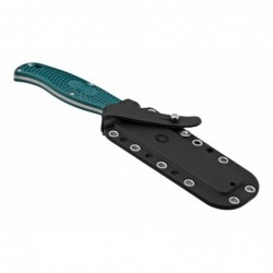 Spyderco Poignard Enuff 2 K390 Bleu A Dents - Image 6