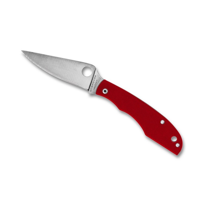 Spyderco COUTEAU SPYDERCO GRASSHOPPER G10 ROUGE