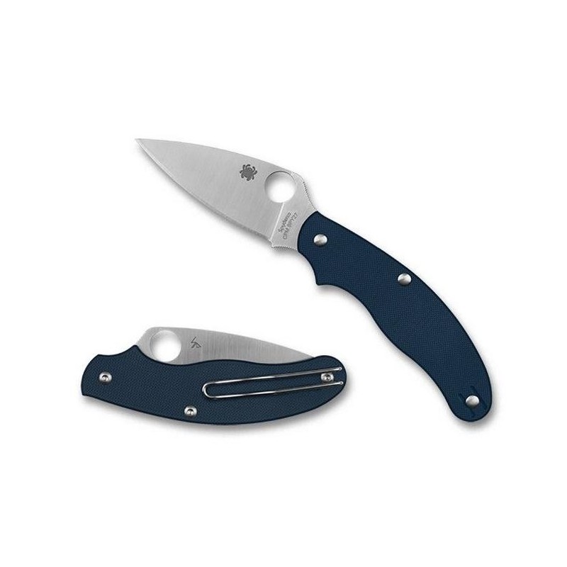 Spyderco COUTEAU SPYDERCO UK PENKNIFE G10 BLEU