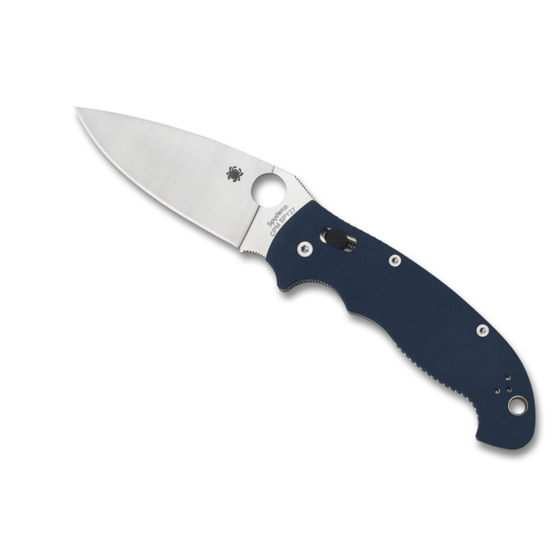 Spyderco COUTEAU SPYDERCO MANIX 2 XL G10 BLEU