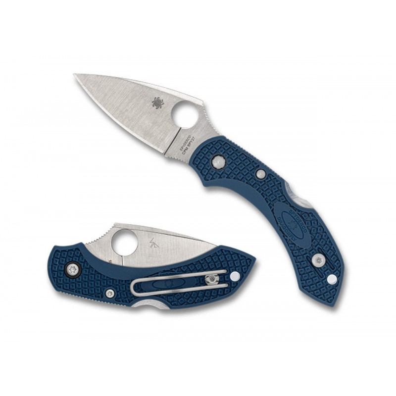 Spyderco Couteau SPYDERCO DRAGONFLY 2 nylon/fibre de verre bleu