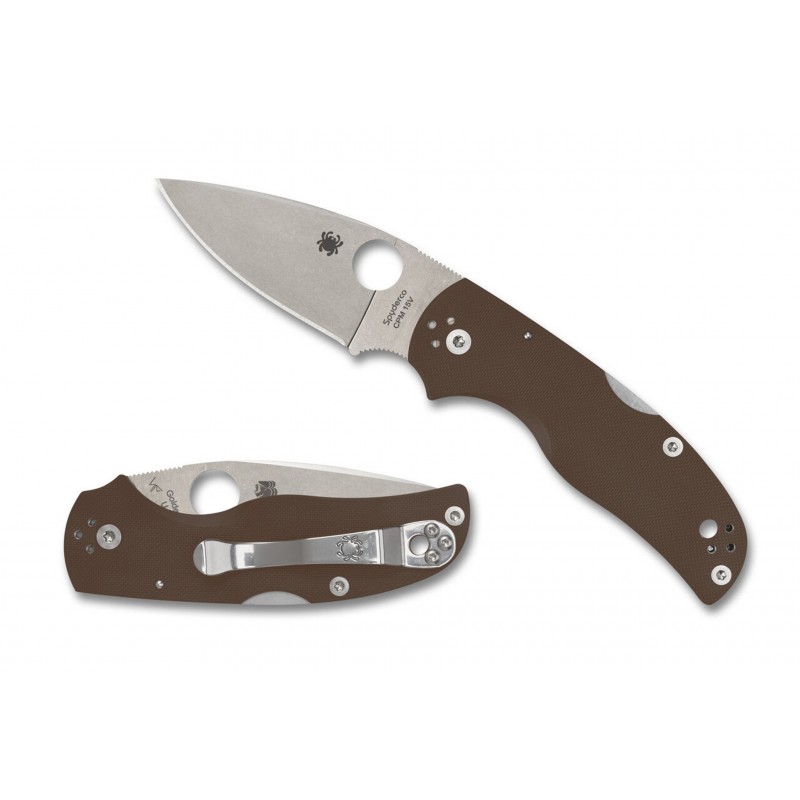 Spyderco Couteau SPYDERCO NATIVE 5 G10 marron SPRINT