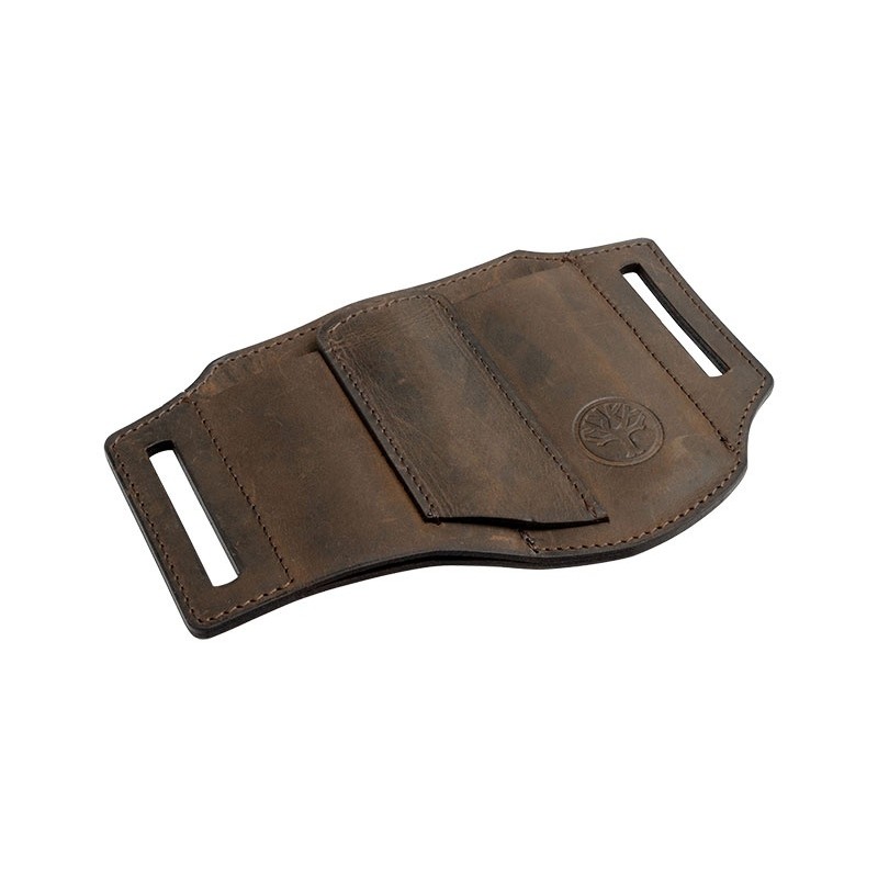 Böker Etui cuir nubuck ed-three marron