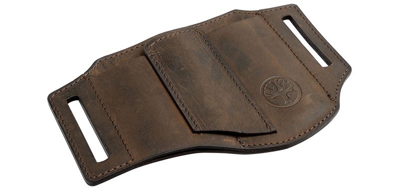 Böker Etui cuir nubuck ed-three marron