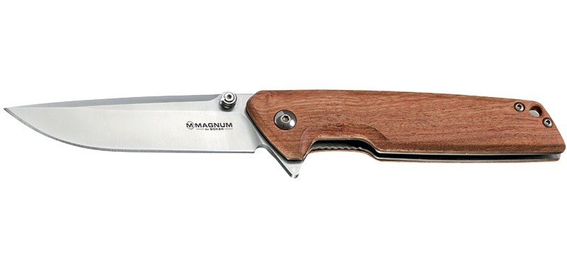 Böker Magnum Straight brother wood