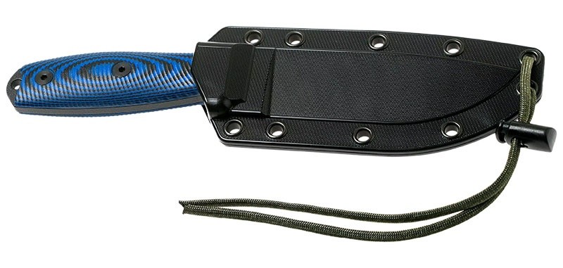 Esee -4 - lame noire - bleu/noir