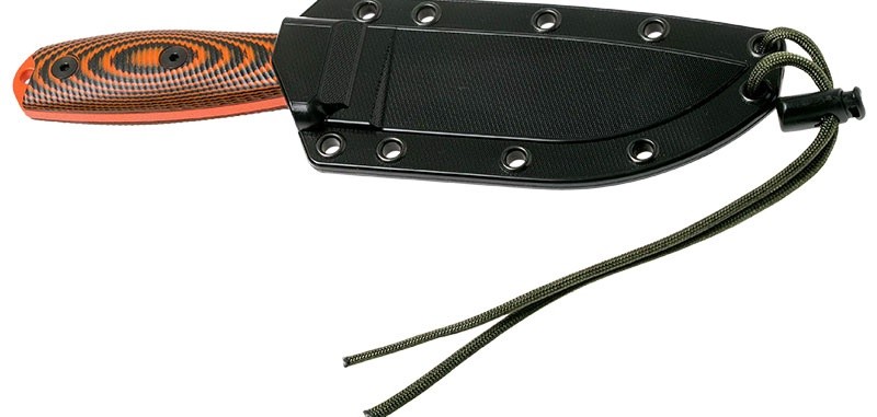 Esee -4 - lame orange - orange/noir
