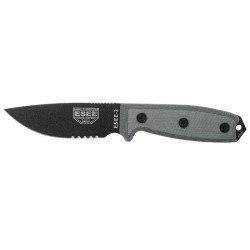Esee -3 - noir - lame mixte - pommeau modifié - Image 5