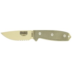 Esee -3 - désert - lame mixte - pommeau modifié - Image 4