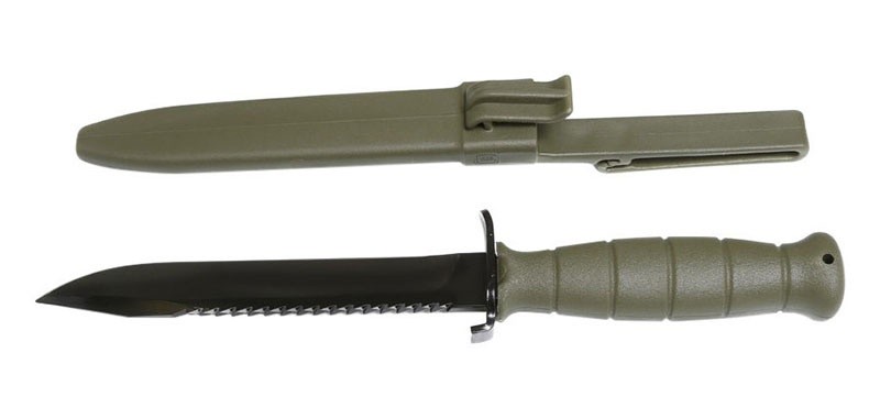 Glock Couteau avec scie vert