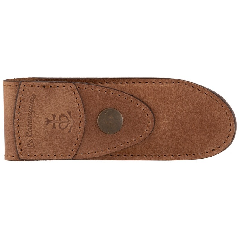 Le Camarguais Etui cuir marron