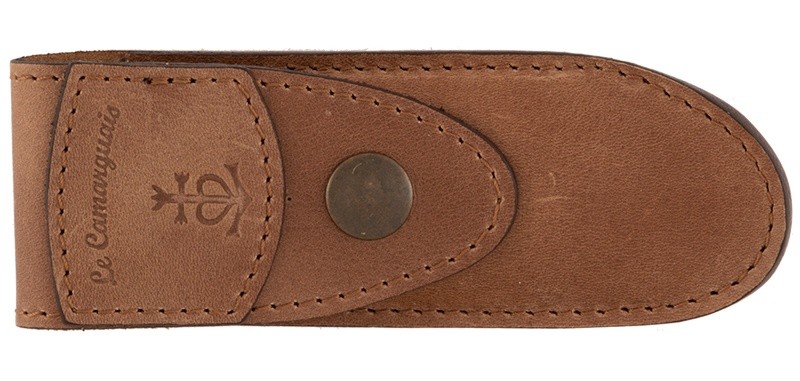 Le Camarguais Etui cuir marron
