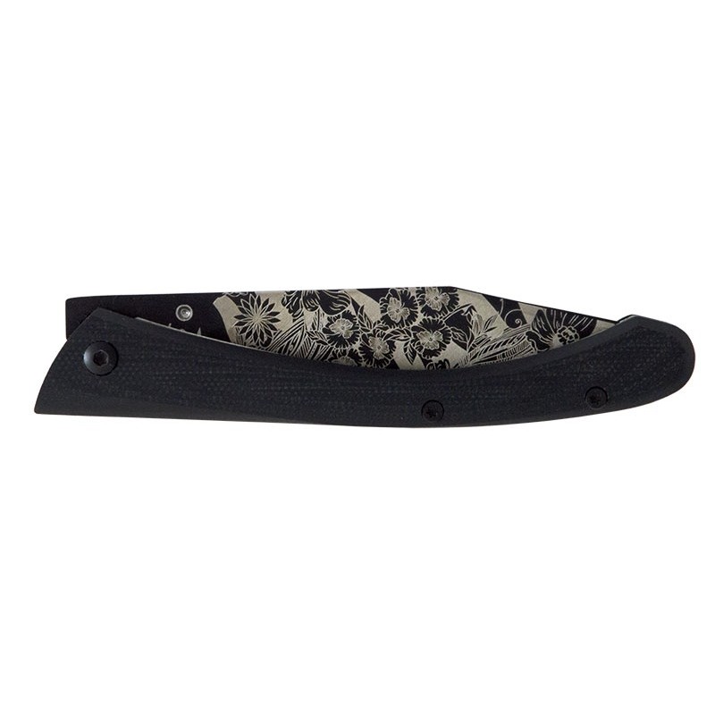 Lug C63 fleurs nature noir