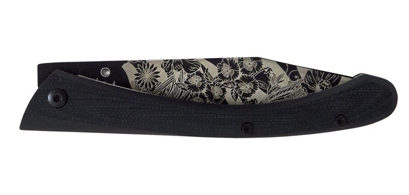 Lug C63 fleurs nature noir