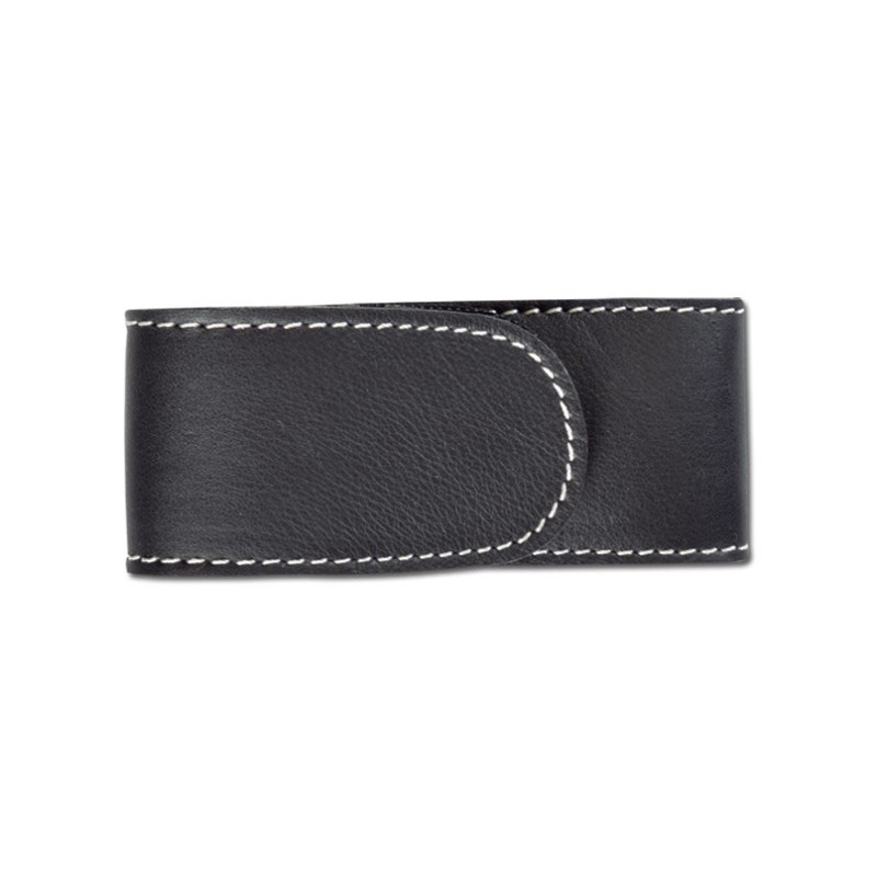 Pielcu Etui Cuir doublé noir