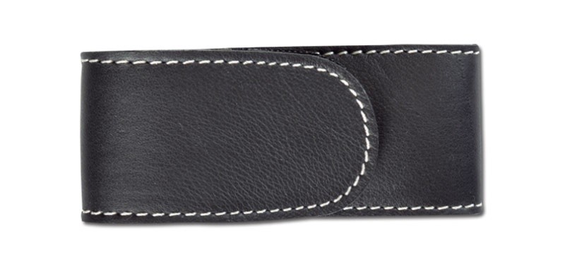 Pielcu Etui Cuir doublé noir