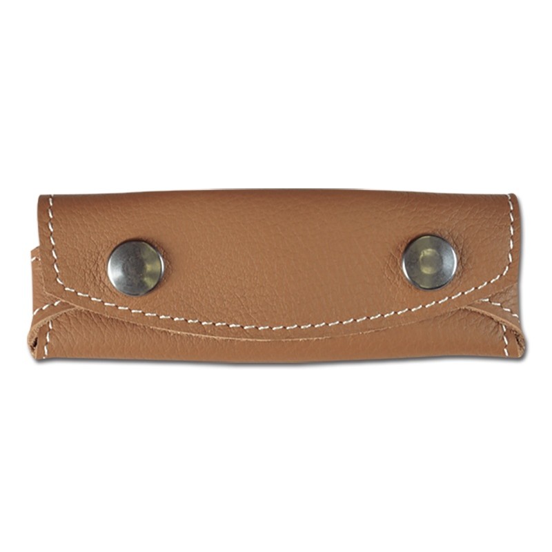 Pielcu Etui fleur de Cuir marron