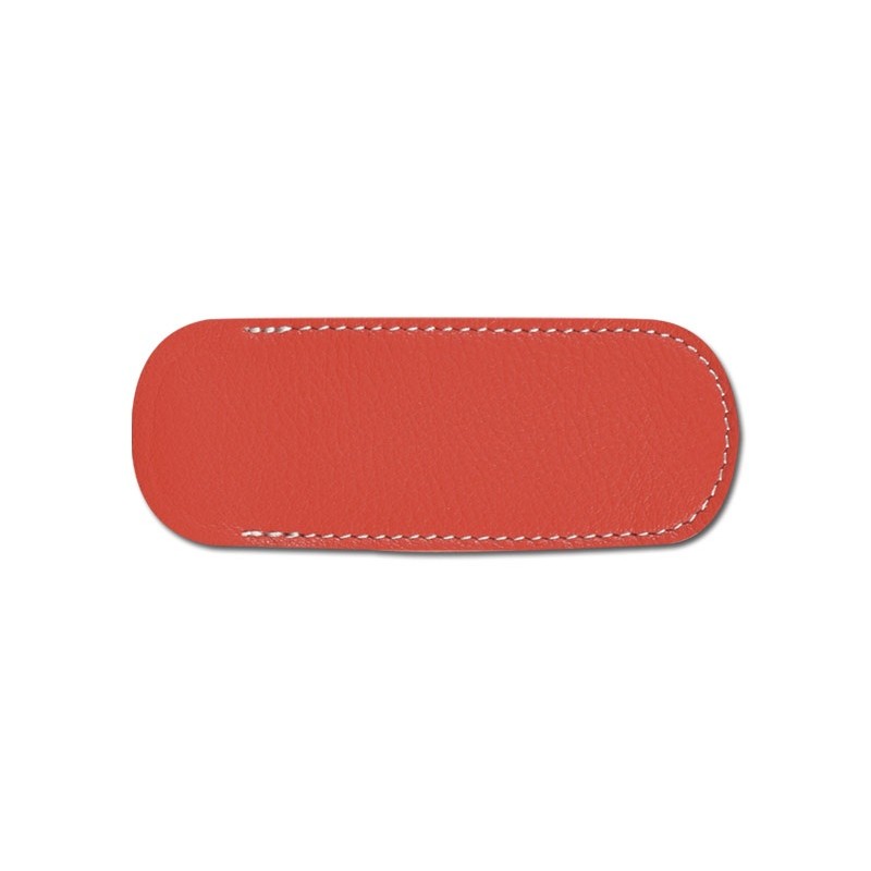 Pielcu Etui fleur de Cuir rouge