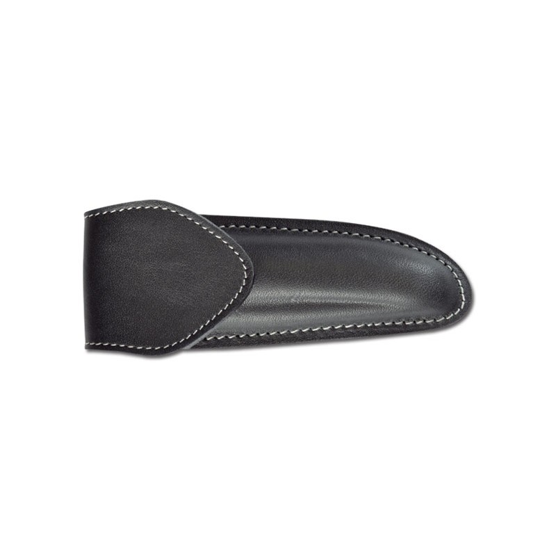 Pielcu Etui Cuir moulé doublé noir
